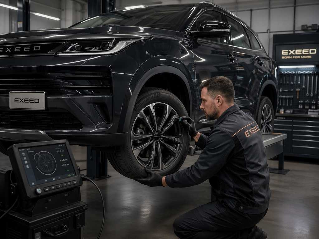 Ремонт литых дисков EXEED
